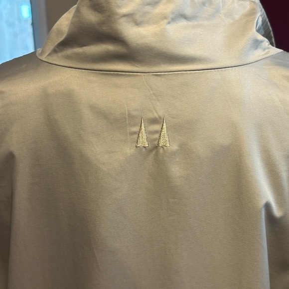 Vintage Greg Norman Collection Golf Jacket Shark Logo Beige Windbreaker L Korea - Picture 2 of 12